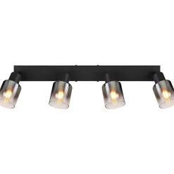 mutoni light Strahler Hubertus Metall Schwarz Matt 4Xe14><noscript><img width=
