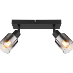 mutoni light Strahler Hubertus Metall Schwarz Matt 2Xe14><noscript><img width=