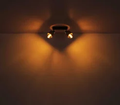 mutoni light Strahler Milley Metall Gold Schwarz Matt 2Xe27><noscript><img width=