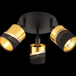 mutoni light Strahler Or Metall Gold Schwarz Matt 3Xe14><noscript><img width=