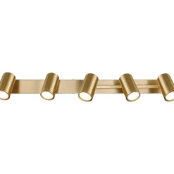 mutoni light Strahler Robby Metall Gold Geburstet 5Xgu10><noscript><img width=