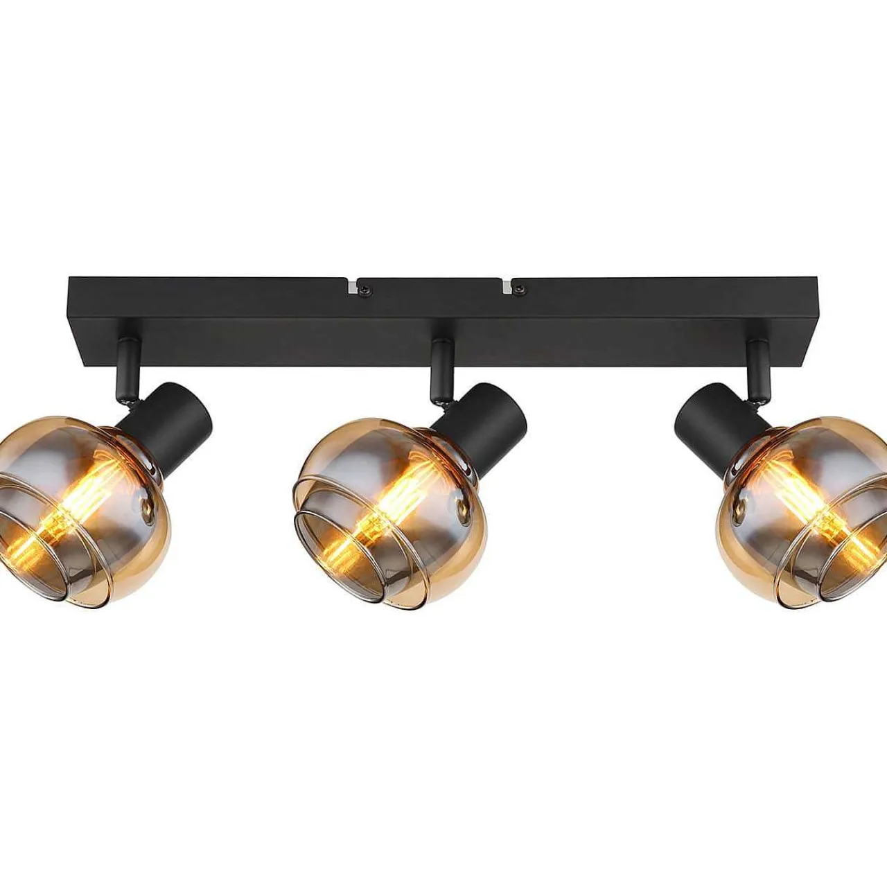 mutoni light Strahler Tokki Metall Schwarz Matt 3Xe14> Deckenleuchten