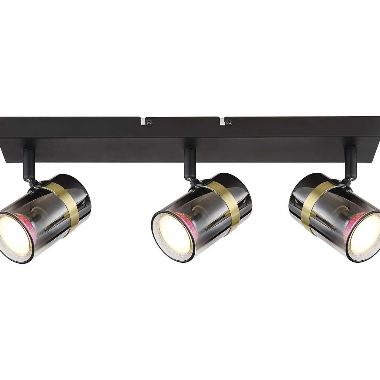 mutoni light Strahler Trabby Metall Schwarz Matt 3Xgu10> Deckenleuchten