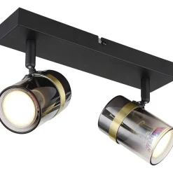 mutoni light Strahler Trabby Metall Schwarz Matt 2Xgu10><noscript><img width=