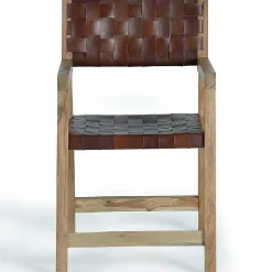 mutoni inspiration Stuhl Leder Natur> Armlehnstühle