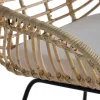 mutoni inspiration Stuhl Rattan Natur (2Er-Set)> Armlehnstühle