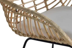 mutoni inspiration Stuhl Rattan Natur (2Er-Set)> Armlehnstühle