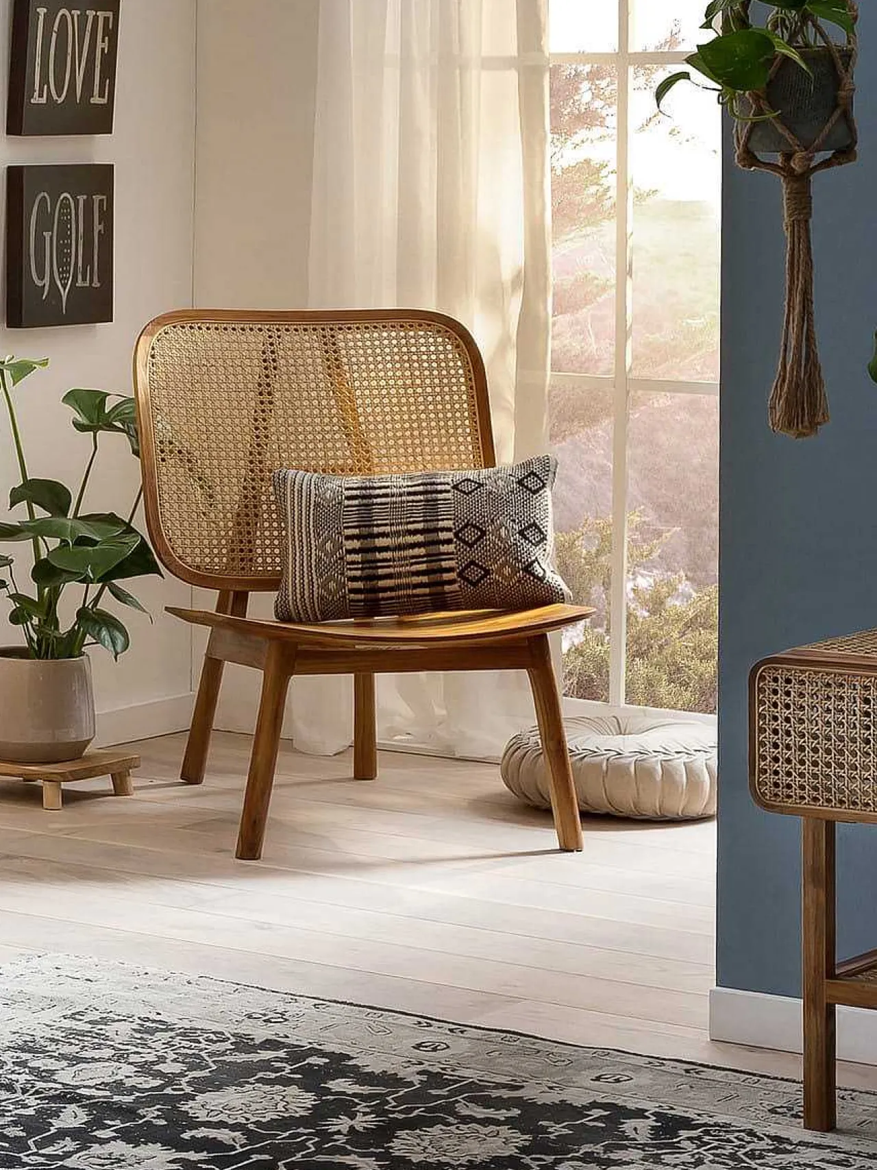 mutoni sweet home Stuhl Sessel Rattan Teak Natur> Holzstühle