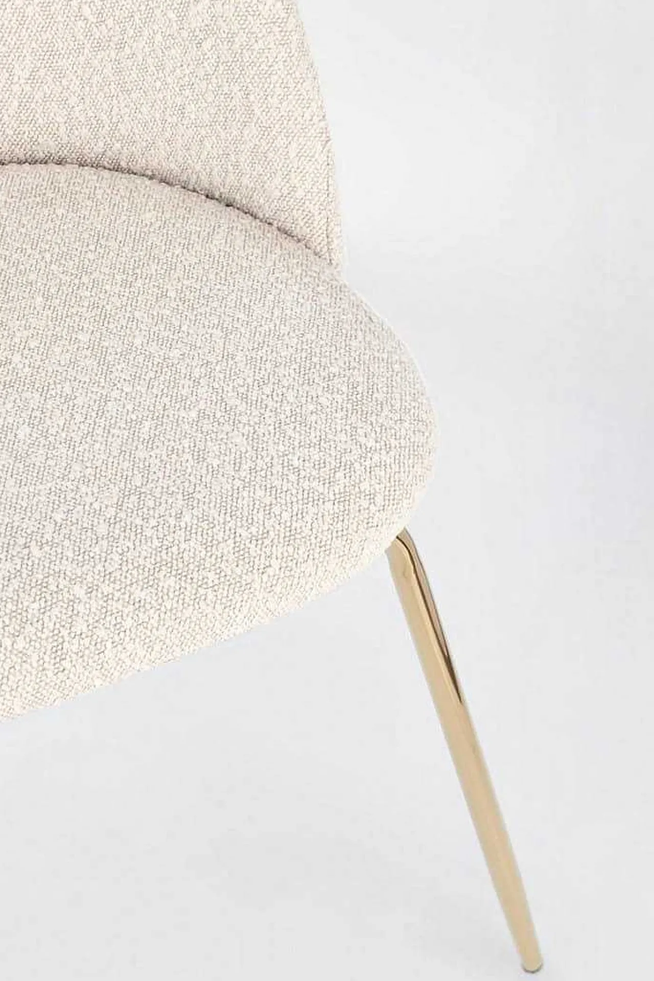 mutoni lifestyle Stuhl Tanya Gold Elfenbein> Polsterstühle