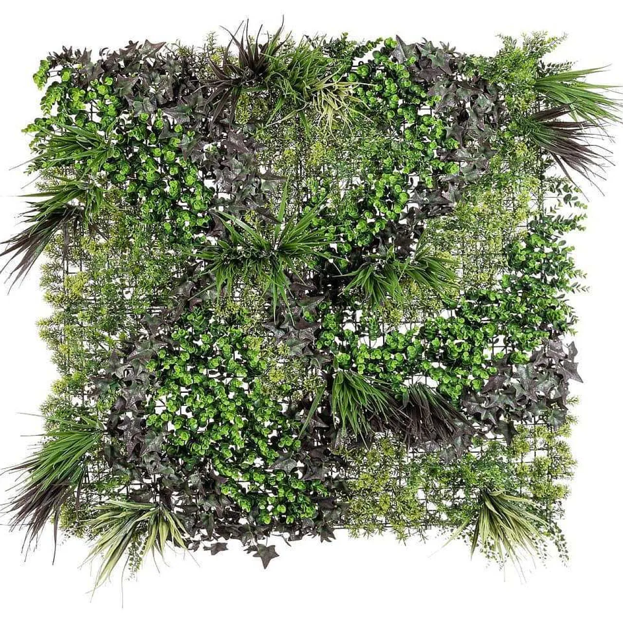 mutoni lifestyle Synthetische Wand Mix Grun 100X100> Wanddekoration