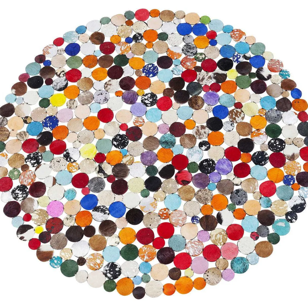 KARE Design Teppich Circle Multi O150Cm> Felle & Fellteppiche