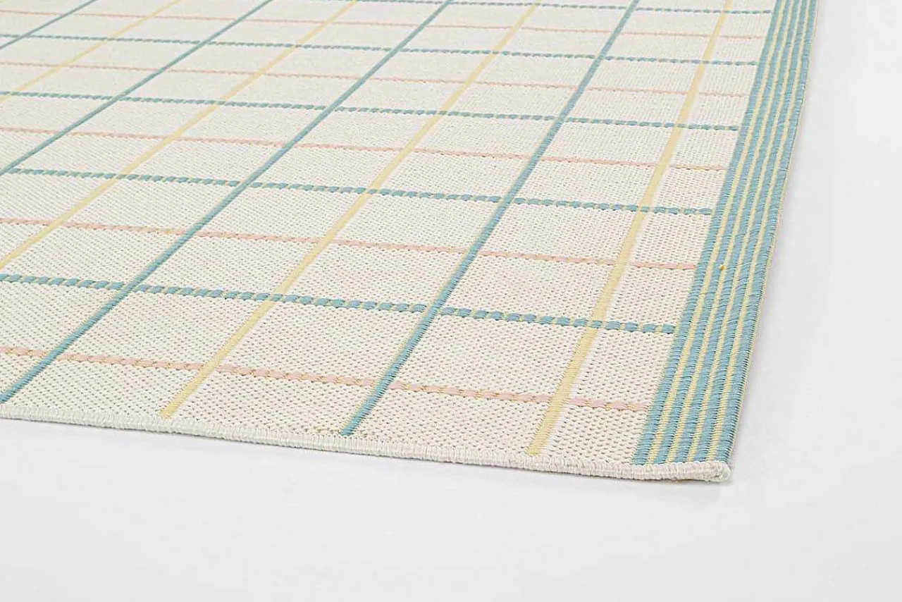 mutoni lifestyle Teppich Nour Blau 200X290> Kurzflorteppiche