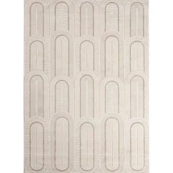 mutoni lifestyle Teppich Zina Creme Grau 160X230> Kurzflorteppiche