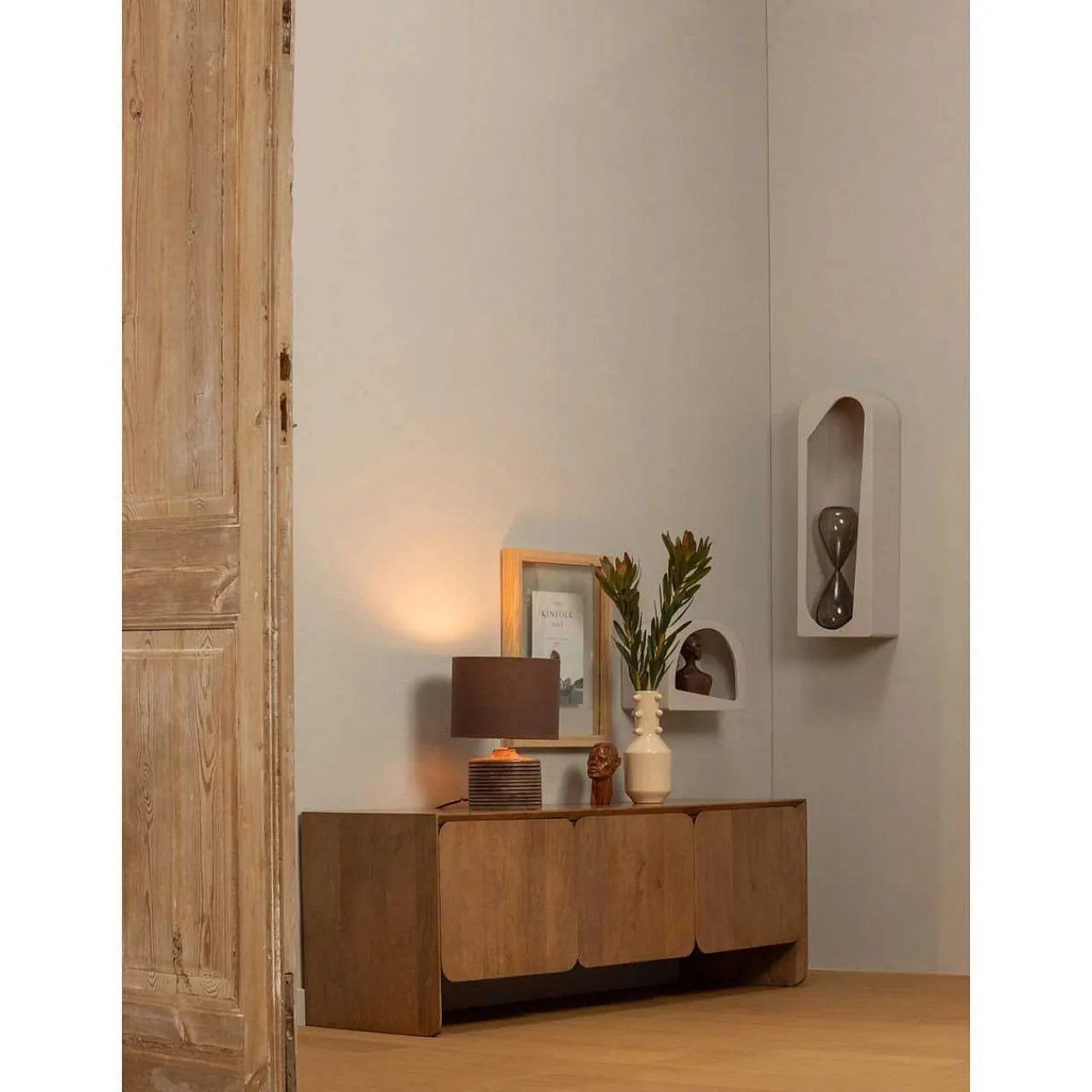 mutoni living Tischlampe Menzo Warmbraun 35> Tischleuchten