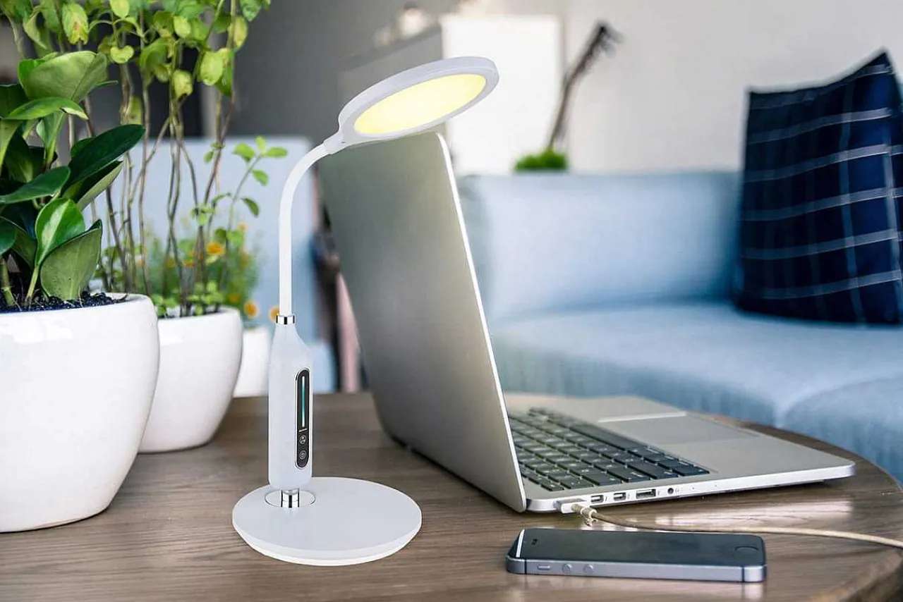 mutoni light Tischleuchte Fruggy Grau Matt Led> Led-Tischleuchten