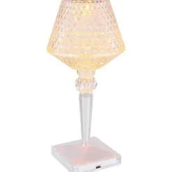 mutoni light Tischleuchte Gixi Klar Kristall Effekt Led><noscript><img width=