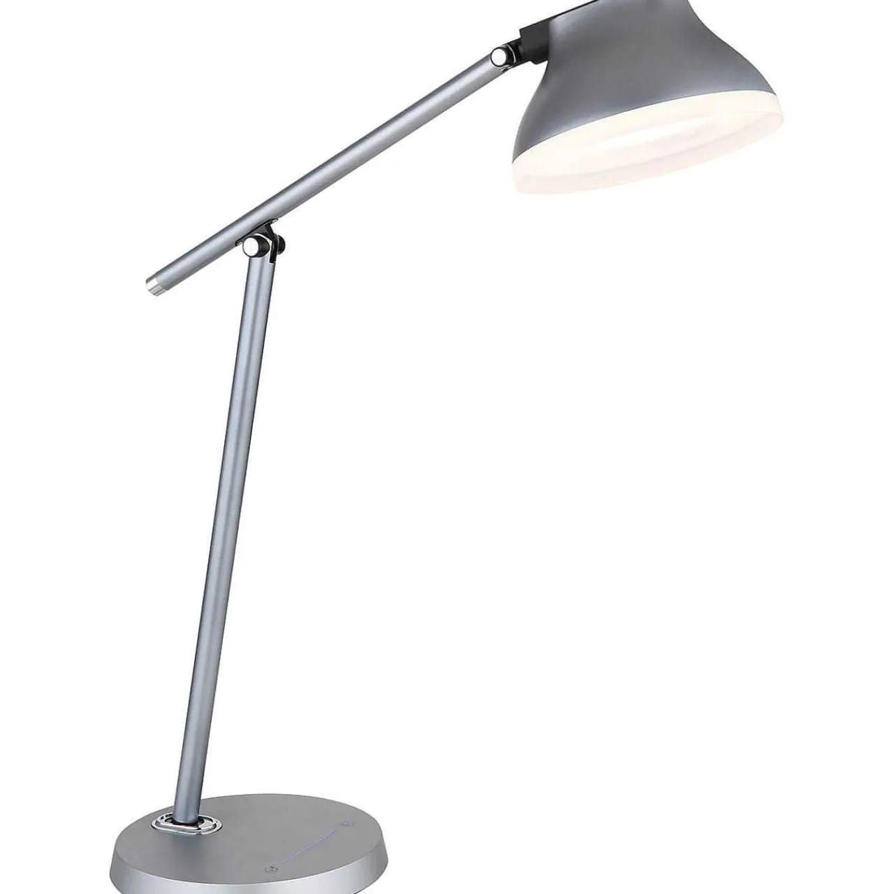 mutoni light Tischleuchte Halvar Aluminium Grau Matt Led> Led-Tischleuchten