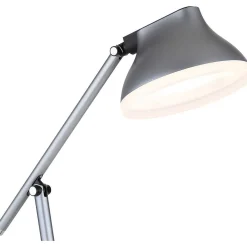 mutoni light Tischleuchte Halvar Aluminium Grau Matt Led><noscript><img width=
