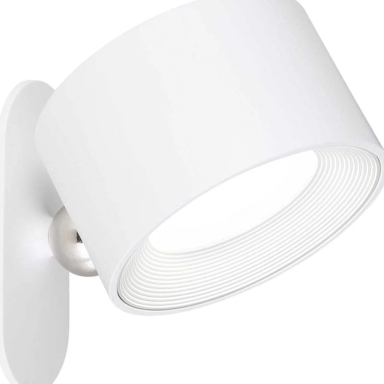 mutoni light Tischleuchte Jorje Metall Weiss Matt Led> Led-Tischleuchten