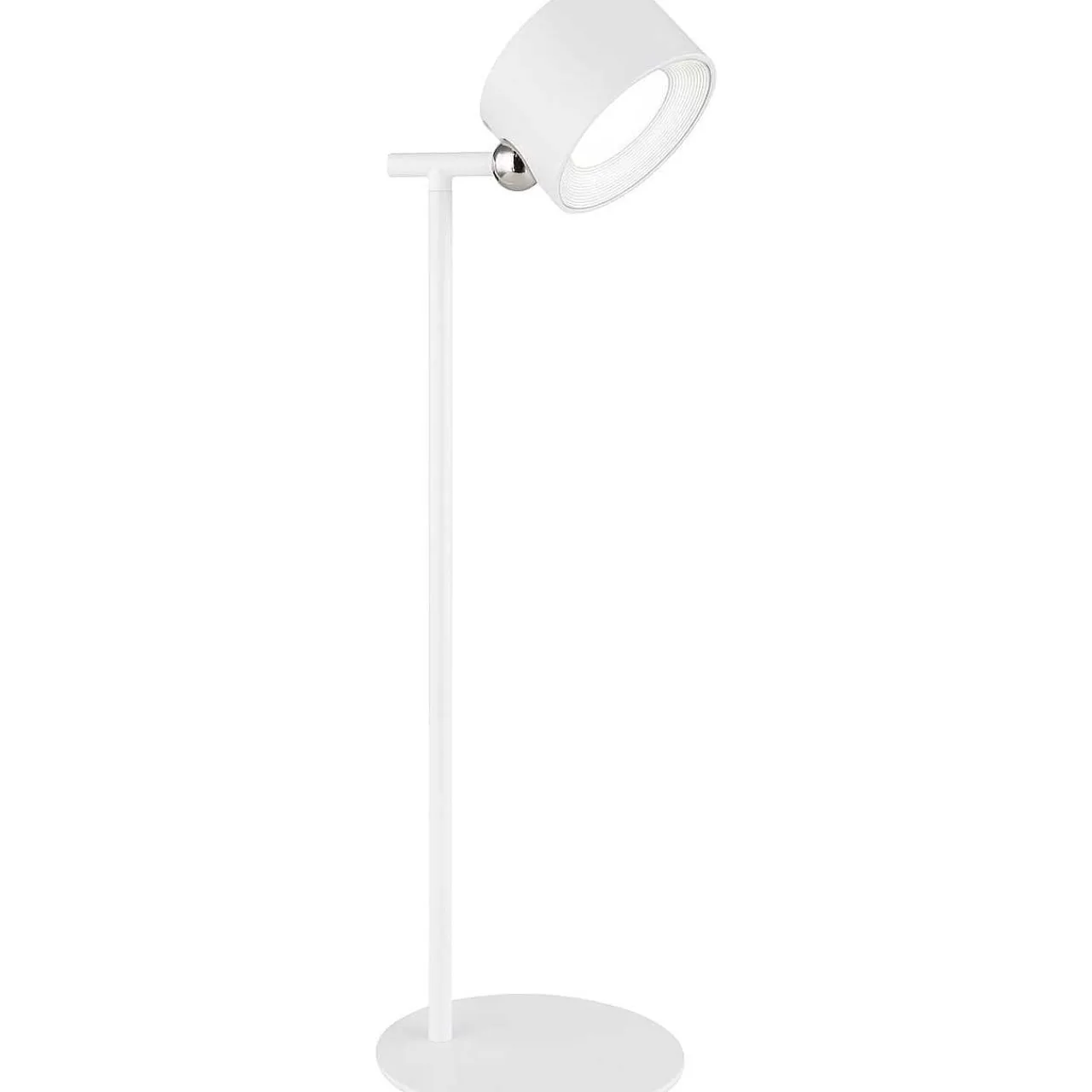 mutoni light Tischleuchte Jorje Metall Weiss Matt Led> Led-Tischleuchten