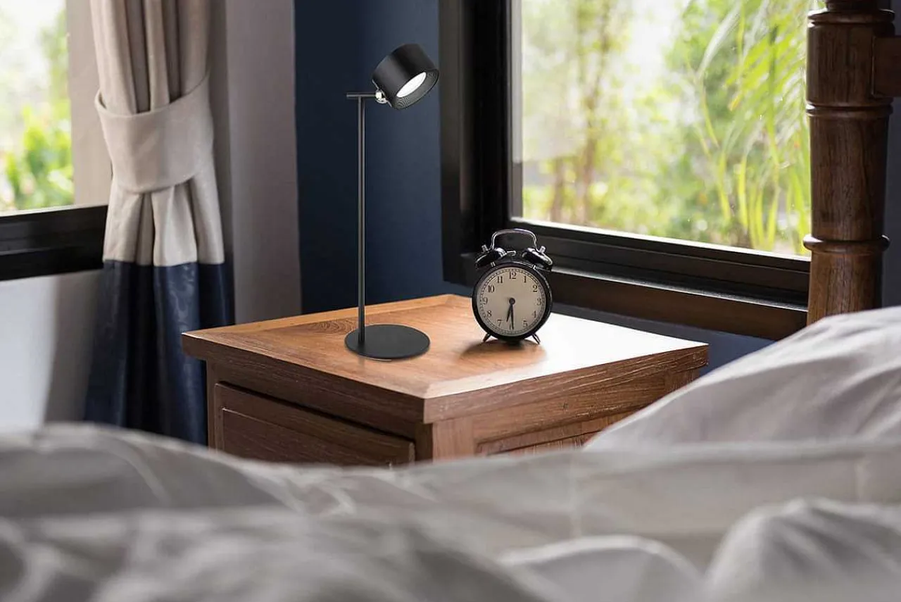mutoni light Tischleuchte Jorje Metall Schwarz Matt Led> Led-Tischleuchten