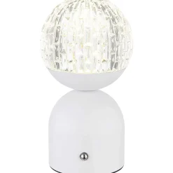 mutoni light Tischleuchte Julsy Metall Weiss Matt Led> Led-Tischleuchten