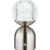 mutoni light Tischleuchte Julsy Metall Nickel Matt Led> Led-Tischleuchten