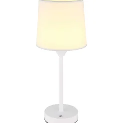 mutoni light Tischleuchte Lunki Metall Weiss Matt Led> Led-Tischleuchten