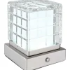 mutoni light Tischleuchte Lunki Metall Silber Matt Led 10> Led-Tischleuchten