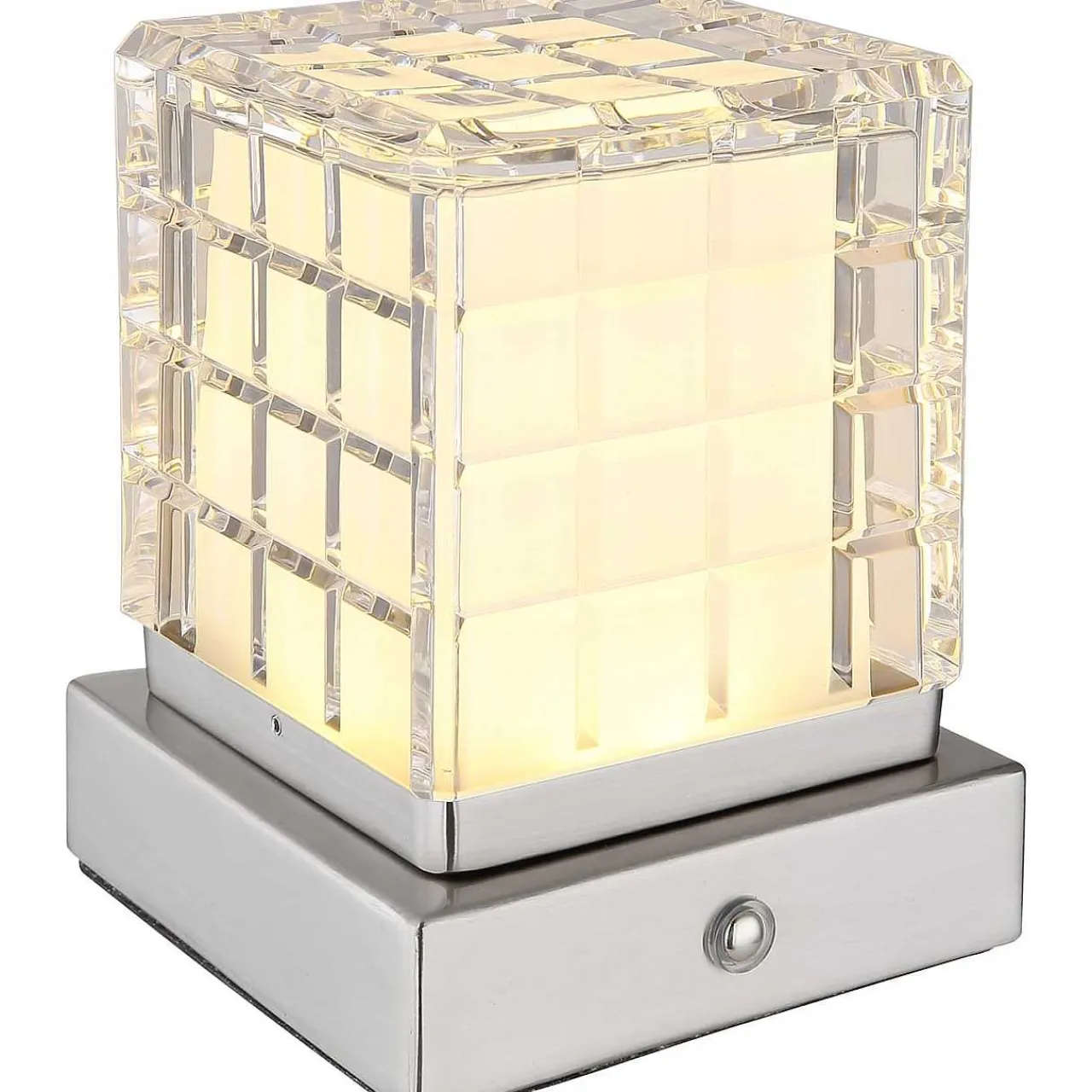 mutoni light Tischleuchte Lunki Metall Silber Matt Led 10> Led-Tischleuchten