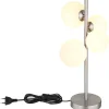mutoni light Tischleuchte Riha Metall Nickel Matt 4Xg9 Led> Led-Tischleuchten