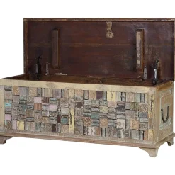 mutoni inspiration Truhe Holz Recycelt Multicolor 106X36> Kisten & Truhen