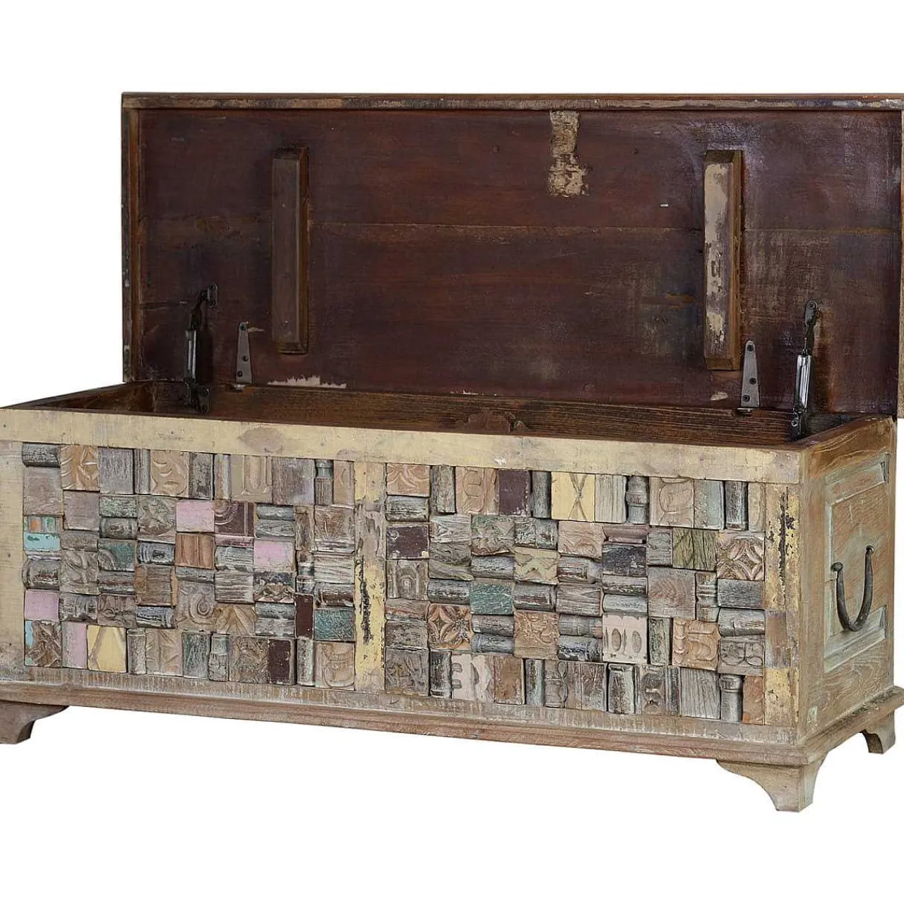 mutoni inspiration Truhe Holz Recycelt Multicolor 106X36> Kisten & Truhen
