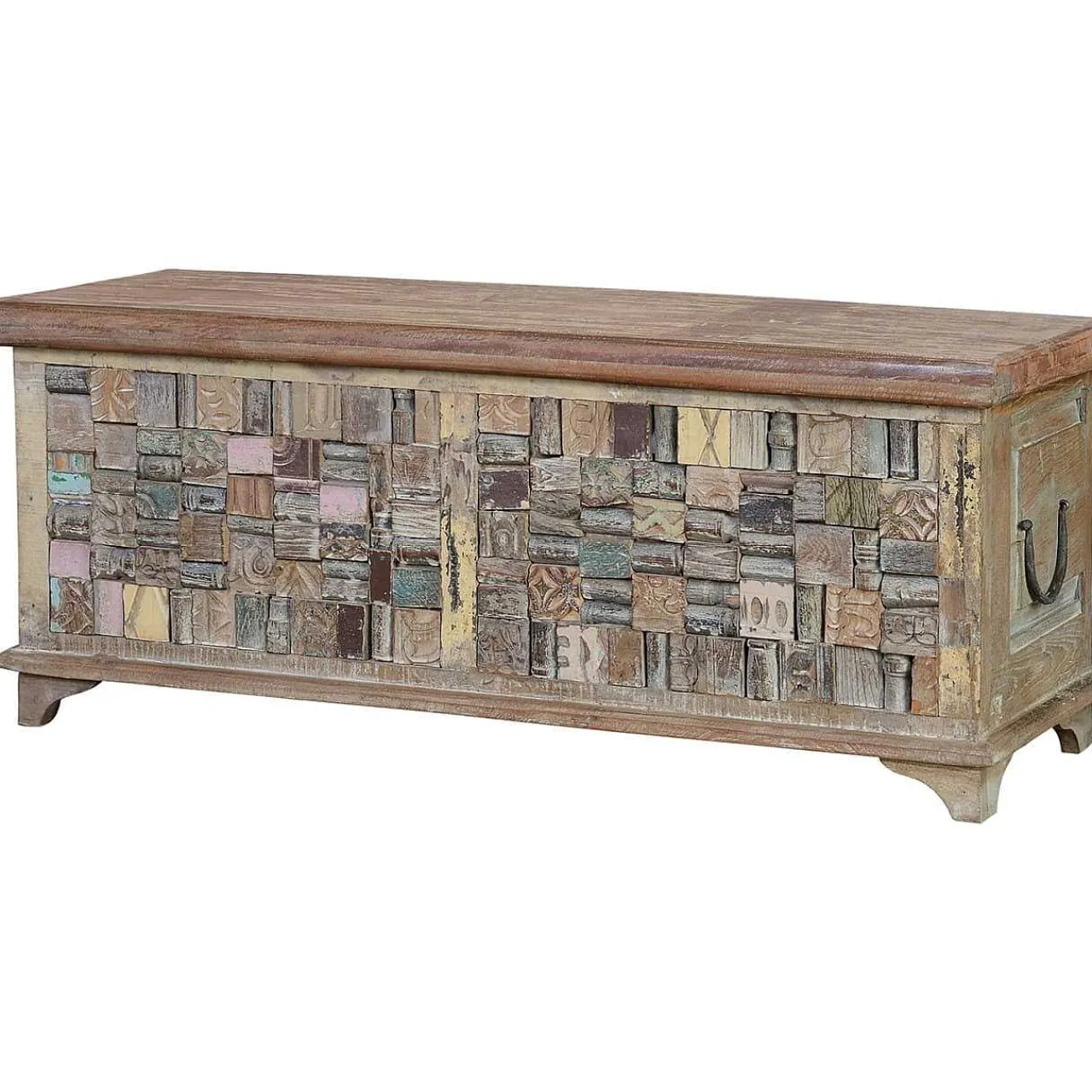 mutoni inspiration Truhe Holz Recycelt Multicolor 106X36> Kisten & Truhen