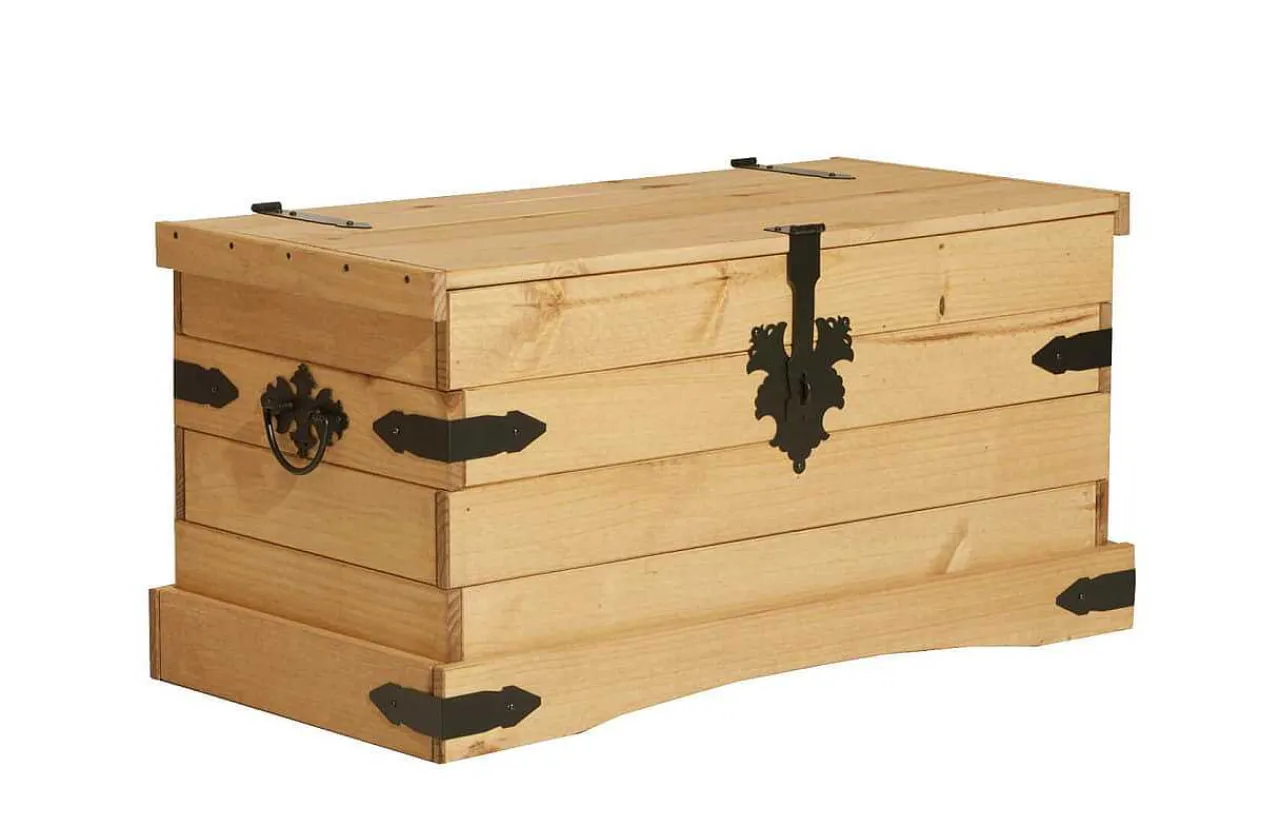 mutoni trend Truhe Kiefer Massiv 92X46X50> Kisten & Truhen