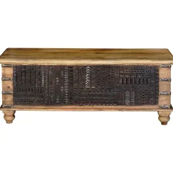 mutoni inspiration Truhe Mango Braun Bicolor 116X40> Kisten & Truhen
