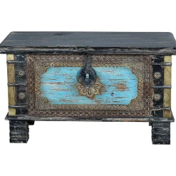 mutoni inspiration Truhe Mango Vintage Schwarz 80X40> Kisten & Truhen