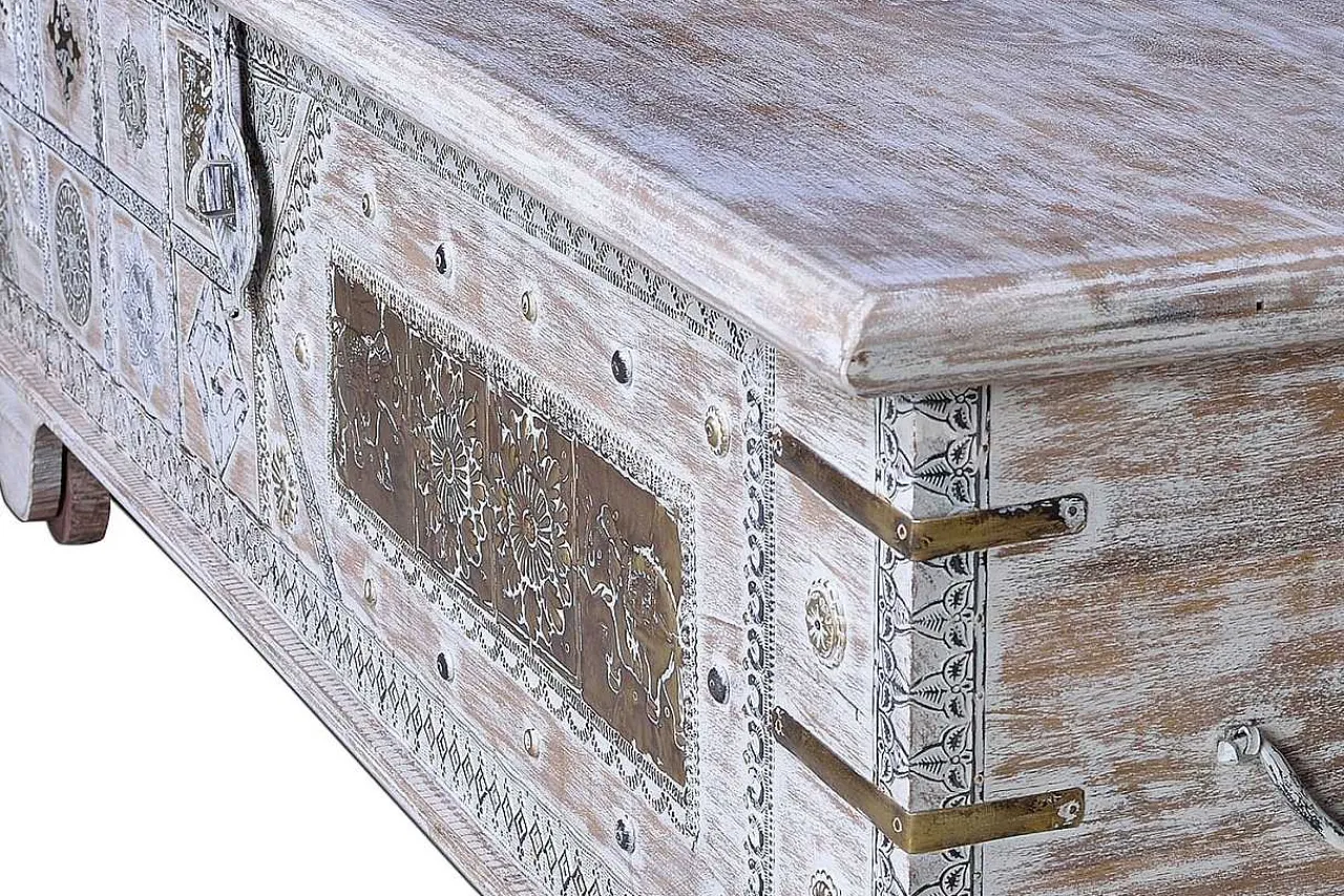 mutoni inspiration Truhe Mango Vintage Weiss 145X40> Kisten & Truhen