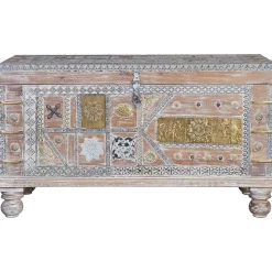 mutoni inspiration Truhe Mango Vintage Weiss 100X40> Kisten & Truhen