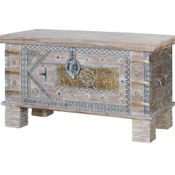 mutoni inspiration Truhe Mango Vintage Weiss 80X40> Kisten & Truhen