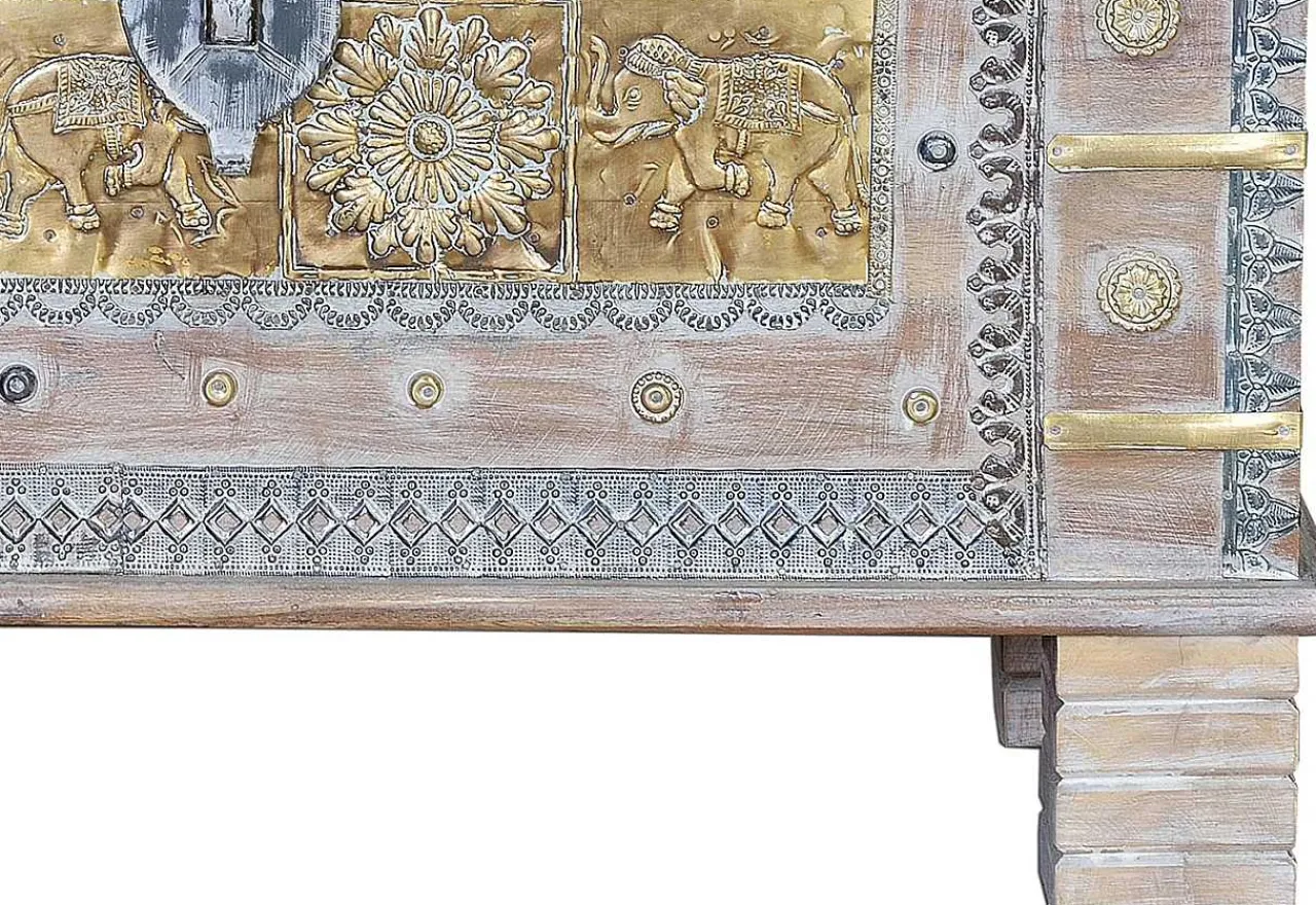mutoni inspiration Truhe Mango Vintage Weiss 80X40> Kisten & Truhen