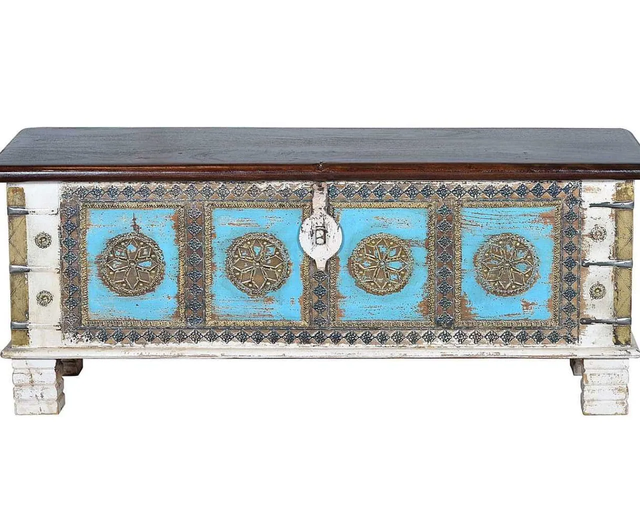 mutoni inspiration Truhe Mango Vintage Weiss 116X40> Kisten & Truhen