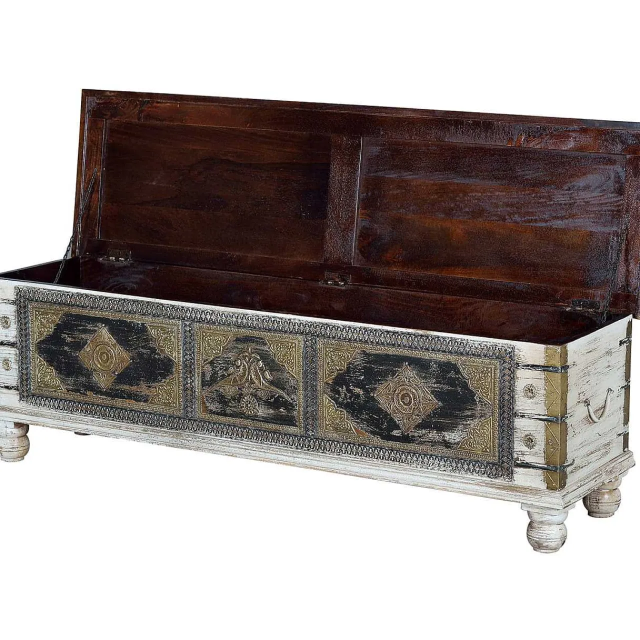 mutoni inspiration Truhe Mango Vintage Weiss 145X40> Kisten & Truhen