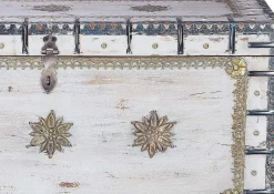 mutoni inspiration Truhe Mango Vintage Weiss 100X40><noscript><img width=