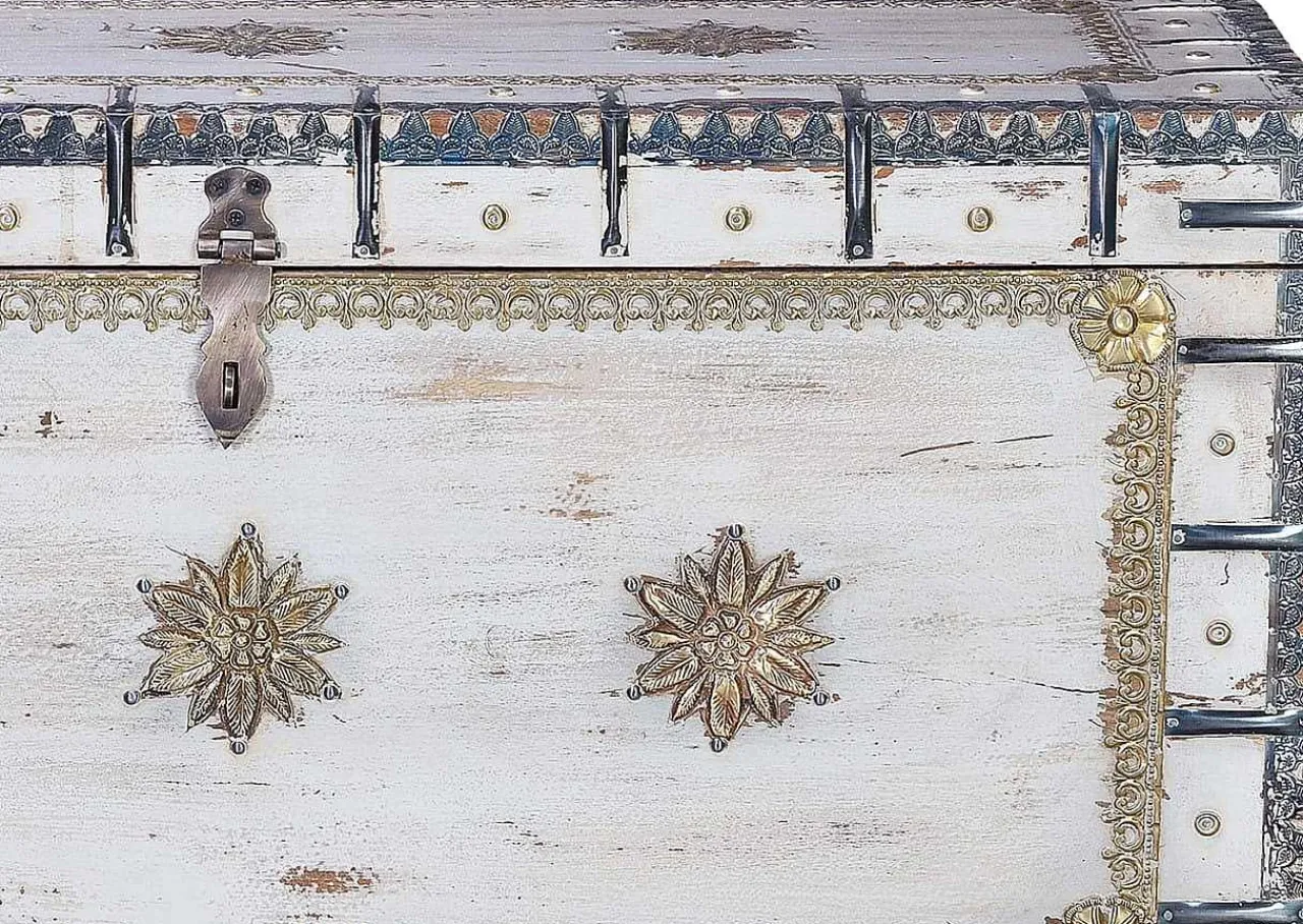 mutoni inspiration Truhe Mango Vintage Weiss 100X40> Kisten & Truhen