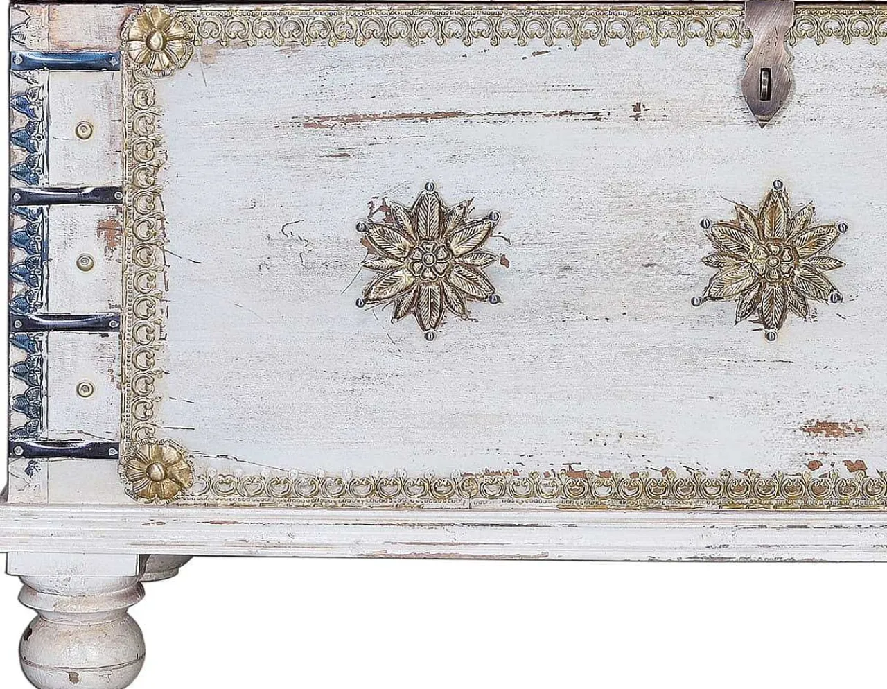 mutoni inspiration Truhe Mango Vintage Weiss 100X40> Kisten & Truhen