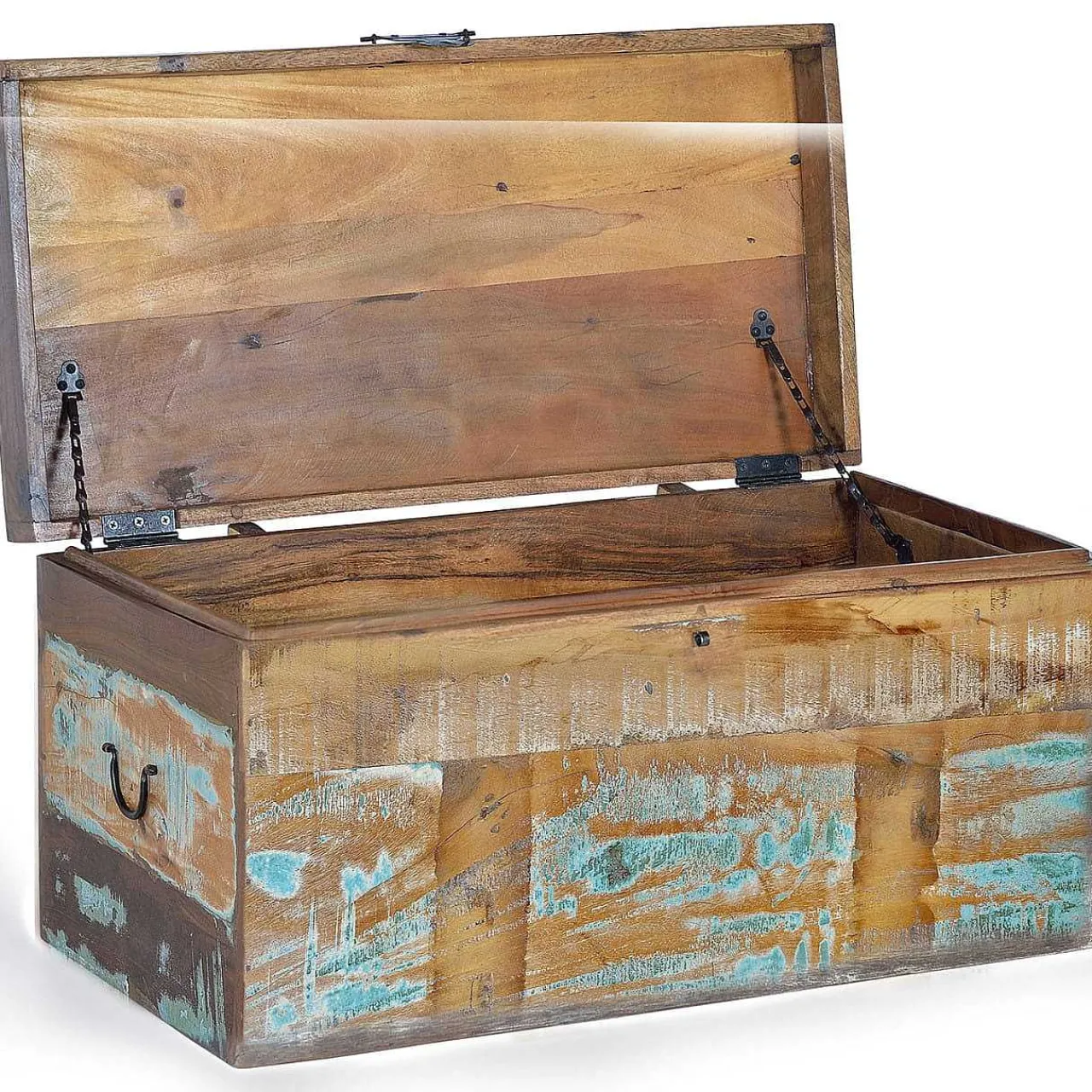 mutoni inspiration Truhe Mayela Holz Recycelt Multicolor 80X40> Kisten & Truhen