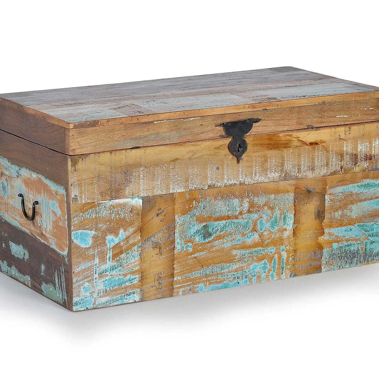 mutoni inspiration Truhe Mayela Holz Recycelt Multicolor 80X40> Kisten & Truhen