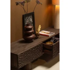 mutoni living Tv-Lowboard Crumble Mangoholz Walnuss 160><noscript><img width=