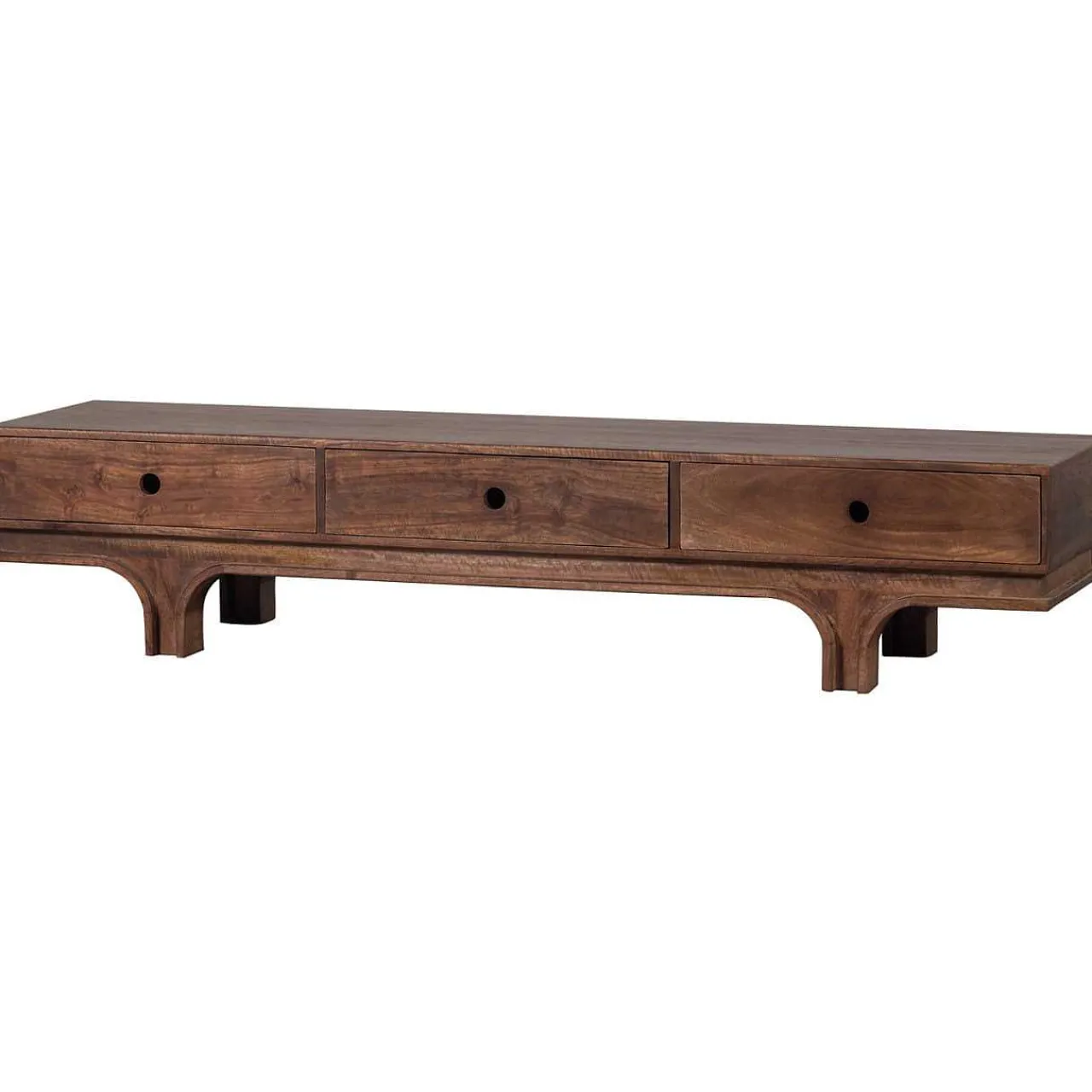 mutoni living Tv-Lowboard Staes Mangoholz Walnuss 180> Tv-Möbel
